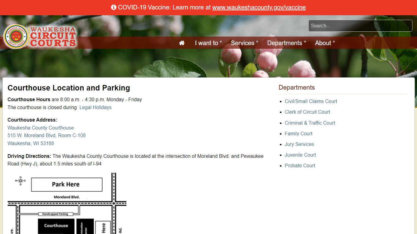 Waukesha County - Courthouse Location and Parking