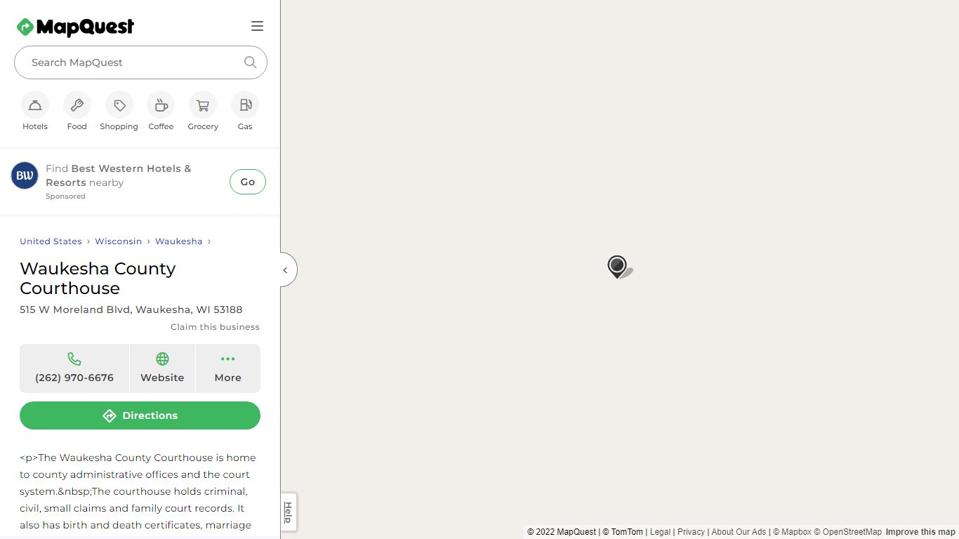 Waukesha County Courthouse - MapQuest